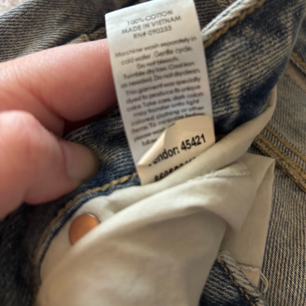 Pacsun Casey Low Rise Baggy Jeans Medium Indigo Tint - Picture 7 of 8